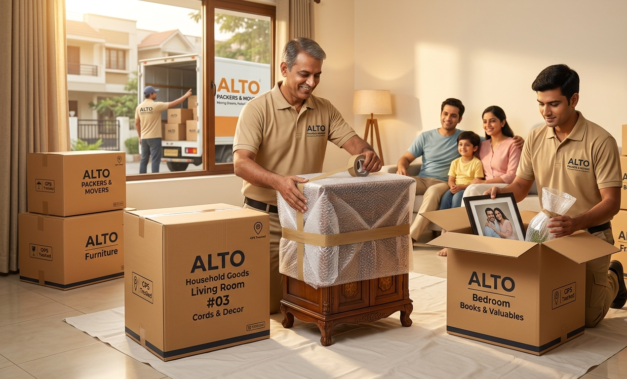 Professional household relocation service